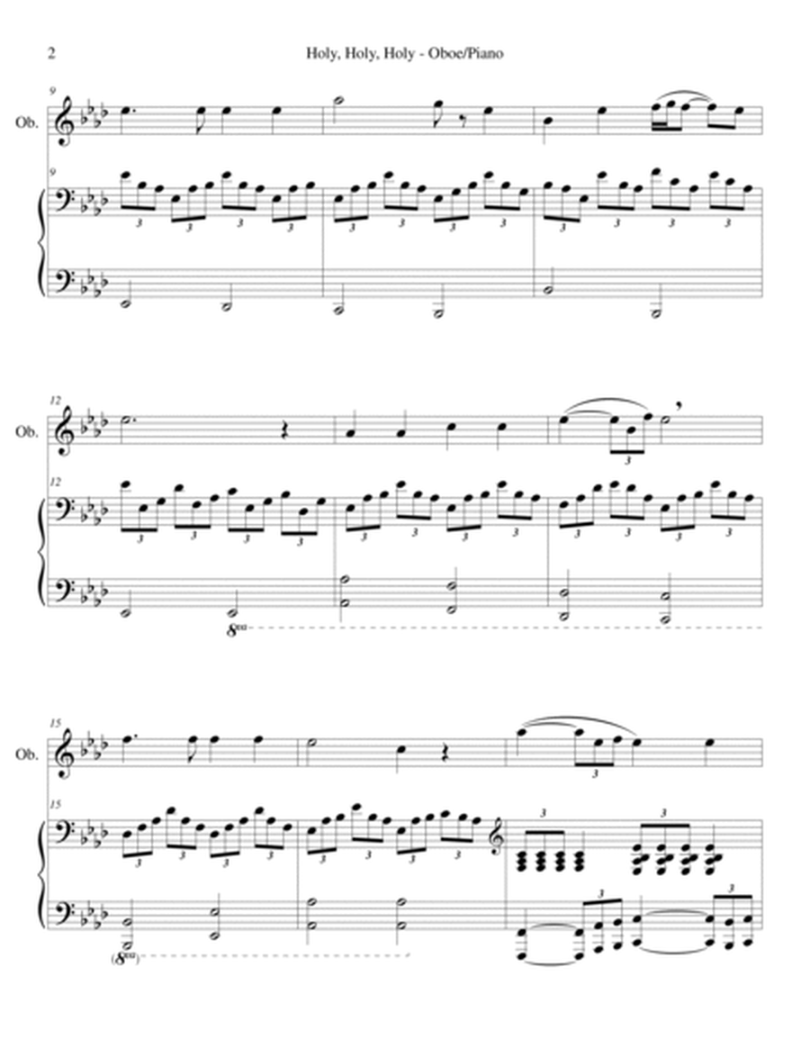 Gary Lanier: 3 GREAT HYMNS, Set 2 (Duets for Oboe & Piano) image number null