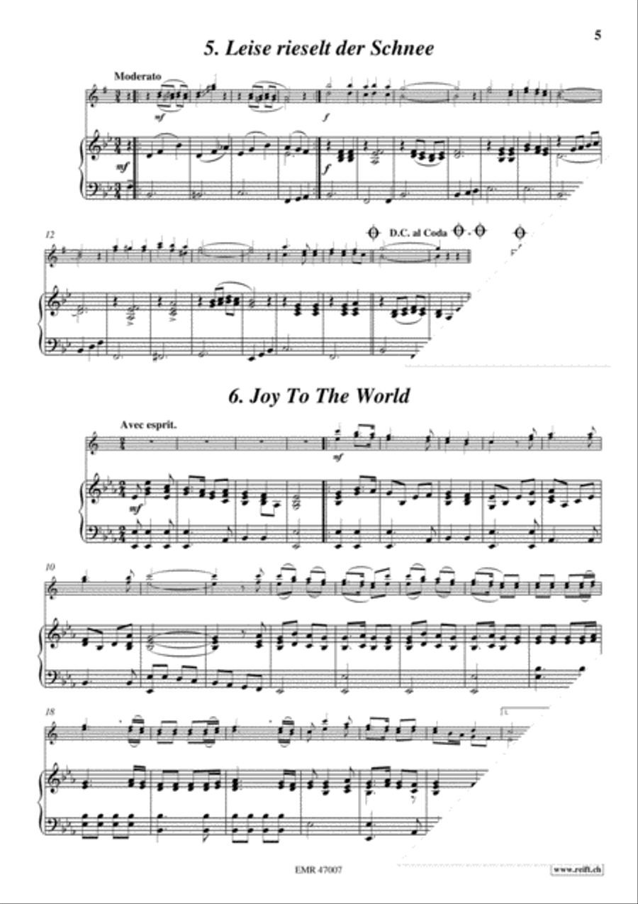 28 Weihnachtsmelodien Vol. 1 + 2 Woodwind Duet scores gallery preview page 5