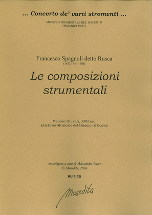 Le composizioni strumentali (ms, duomo di Como)