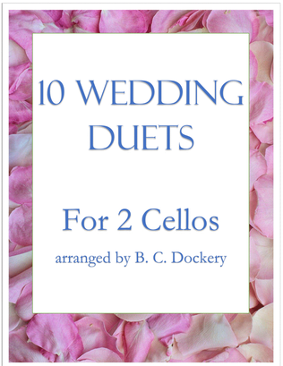 Book cover for 10 Wedding Duets for 2 Cellos