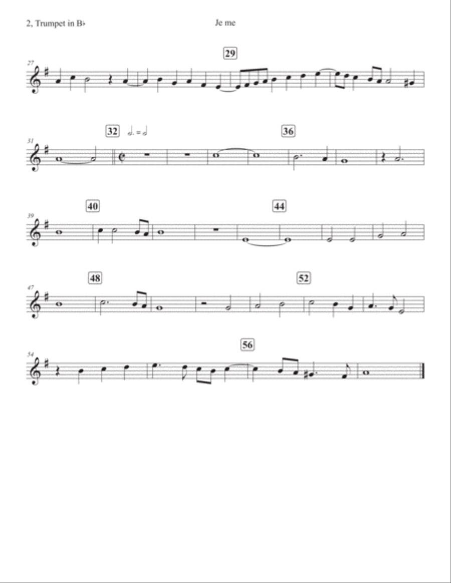 Je Me Horn scores gallery preview page 5