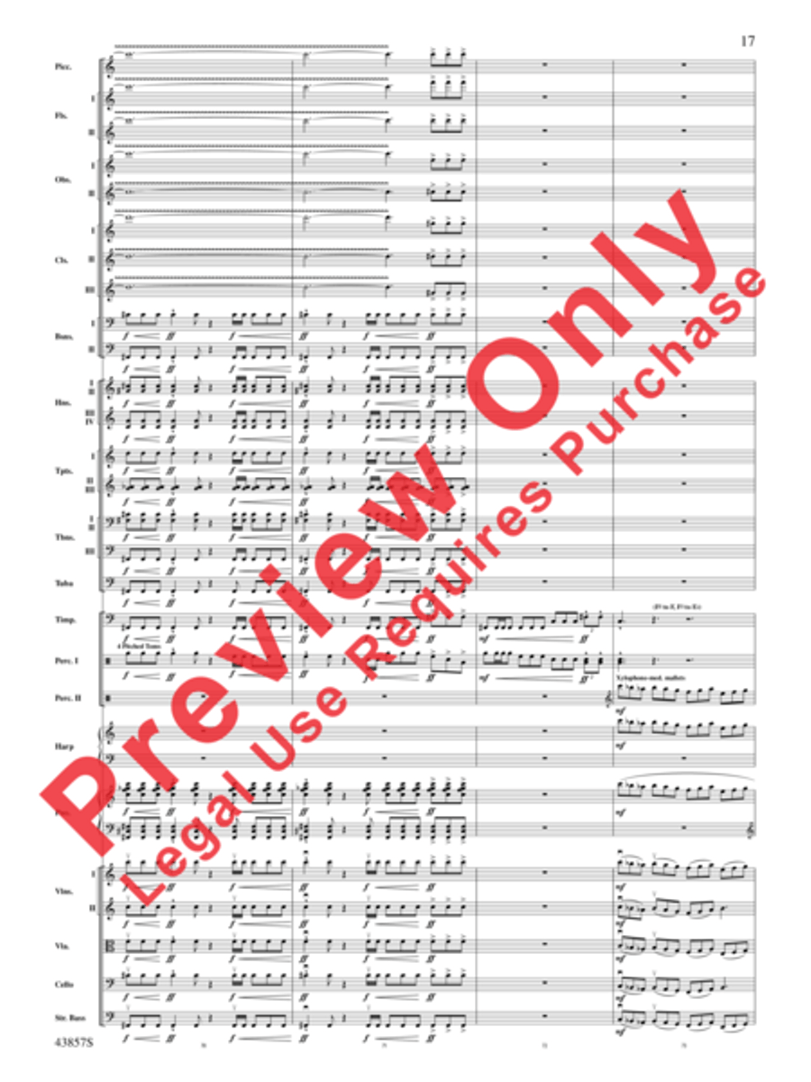 Unconquered Full Orchestra scores gallery preview page 18