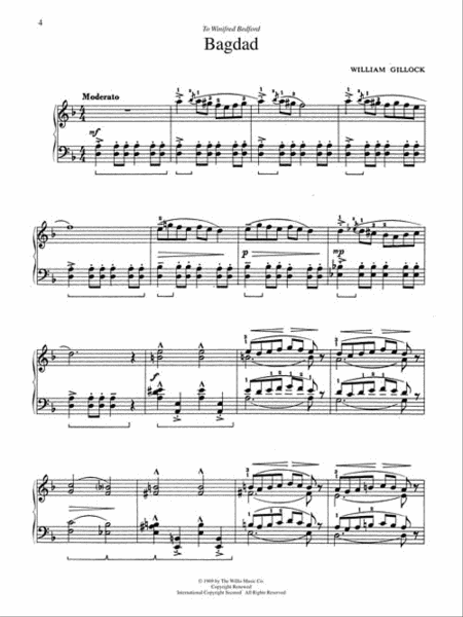 Accent on Gillock Volume 6 Piano Method scores gallery preview page 4