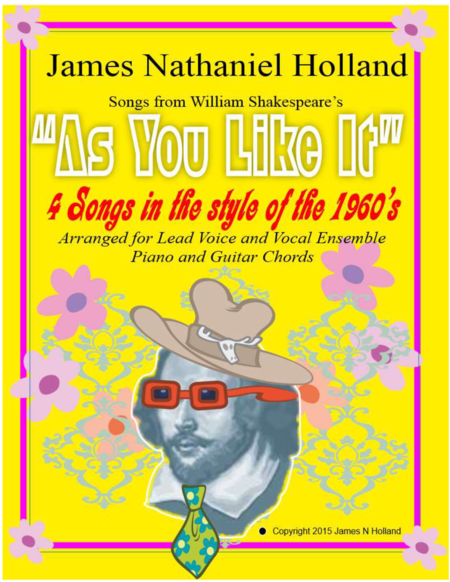 Songs from Shakespeares As You Like It for Vocal Ensemble image number null