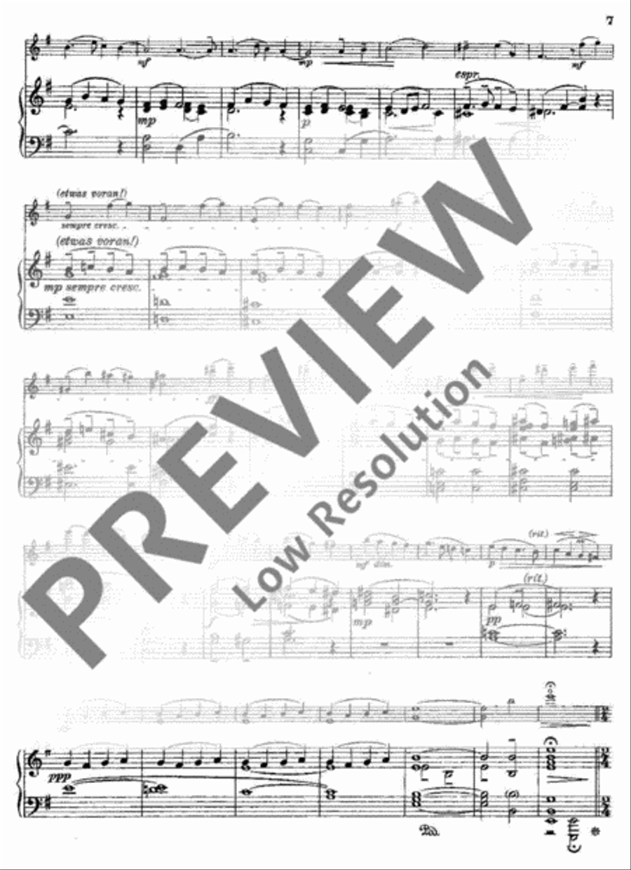 Variations on a Theme of Mozart Violin Solo scores gallery preview page 8