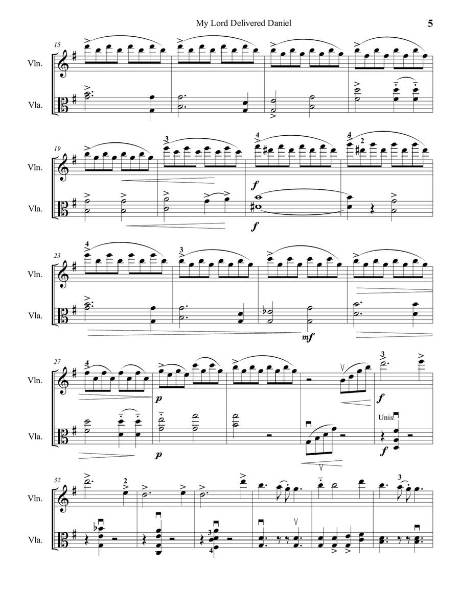 5 Spirituals and Dances from 