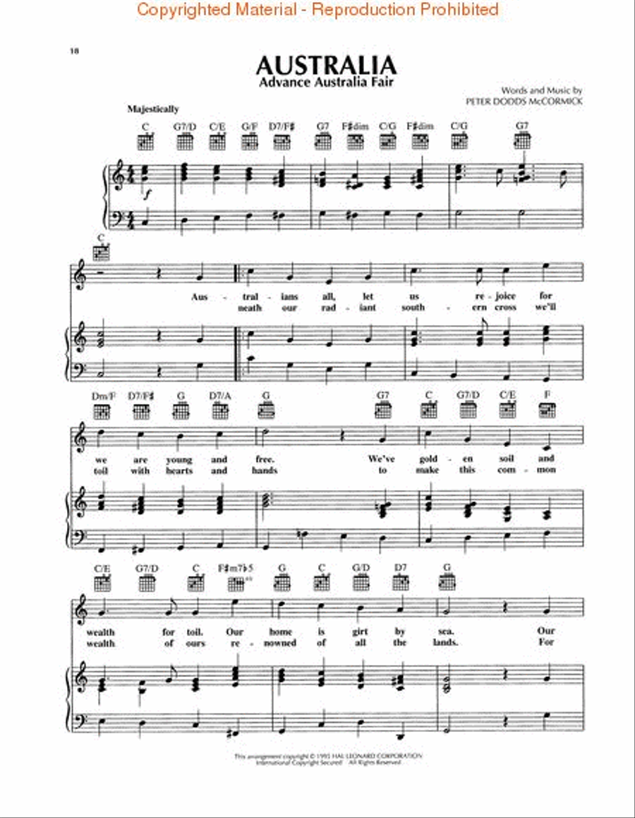National Anthems from Around the World Choir scores gallery preview page 2
