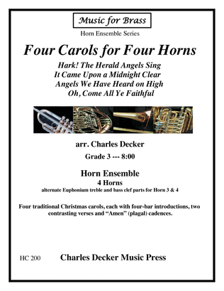 Four Carols for Four Horns
