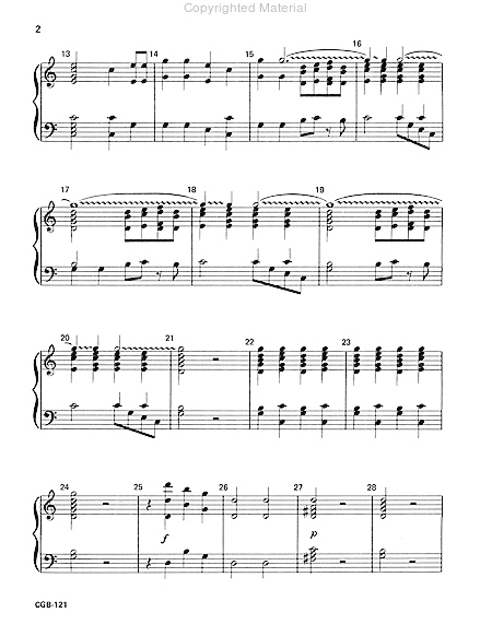 Gloria - Handbell Score