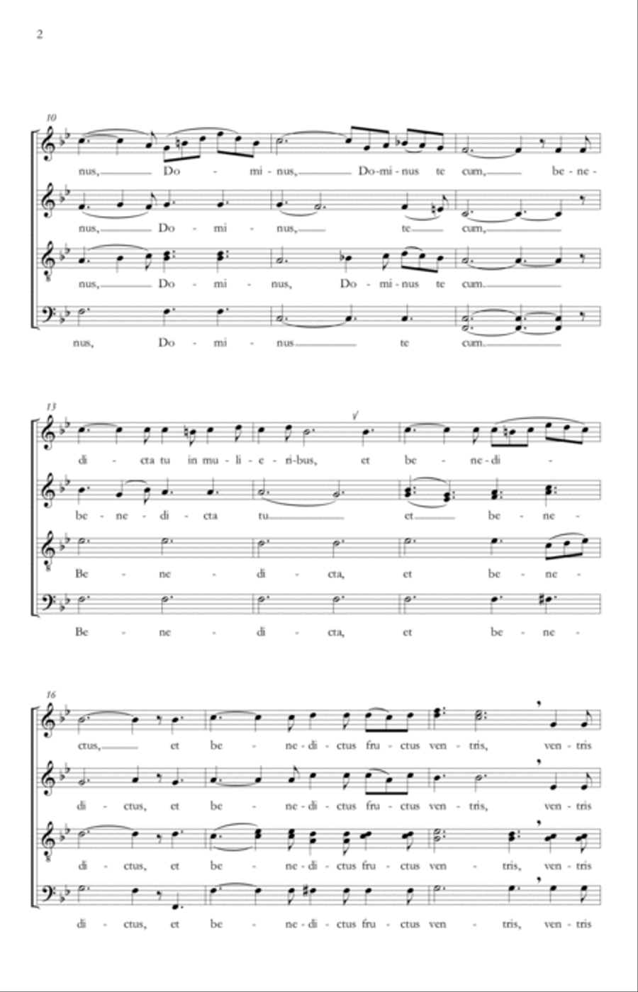 Ave Maria [Schubert] Divisi scores gallery preview page 4