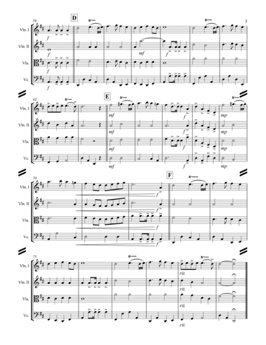 Trumpet Voluntary (for String Quartet) image number null