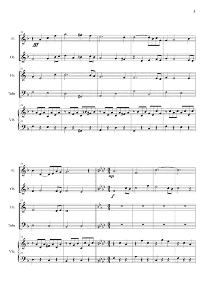 LULLABY FOR CECILIA - Tagliabue - Per Flauto, Oboe, Corno in F, Tuba e Vibraphone image number null