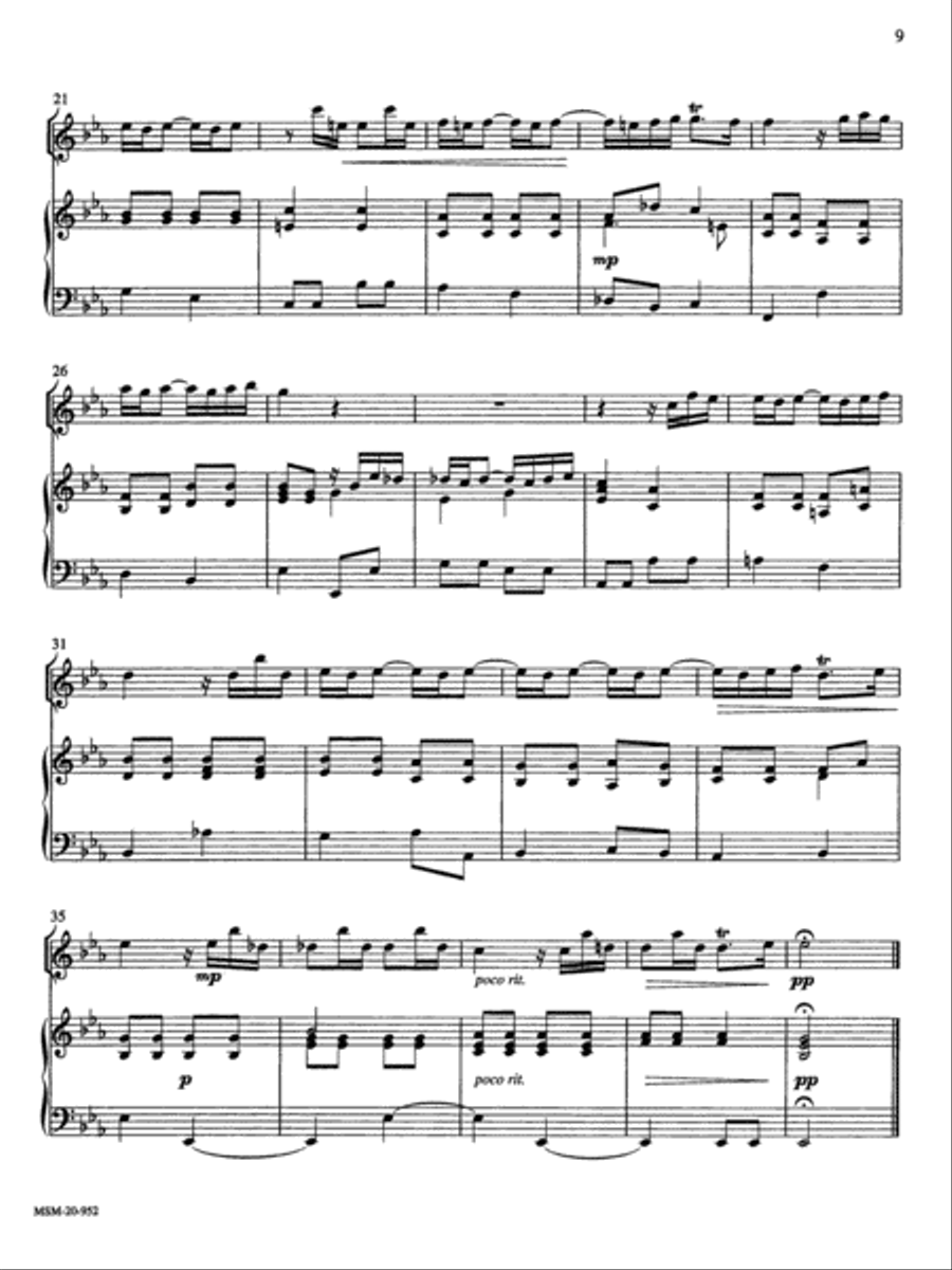 Sinfonia (from Cantata God's Time Is Best) Piano scores gallery preview page 2