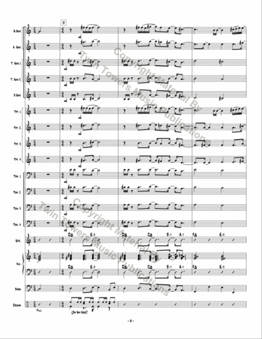 For Anji For Anji Jazz Ensemble scores gallery preview page 7
