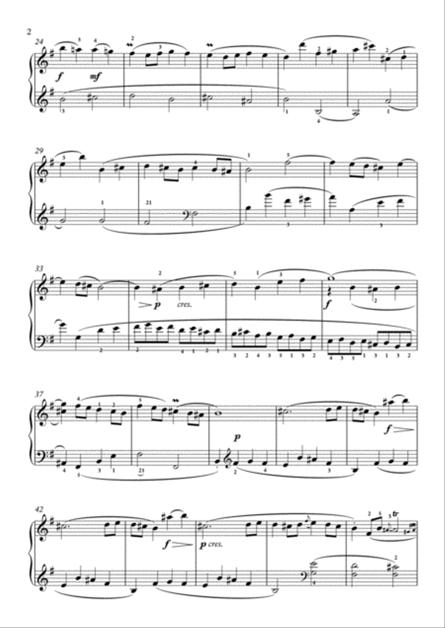 Scarlatti-Sonata in e-minor L.275 K.394(piano) Piano Solo scores gallery preview page 3