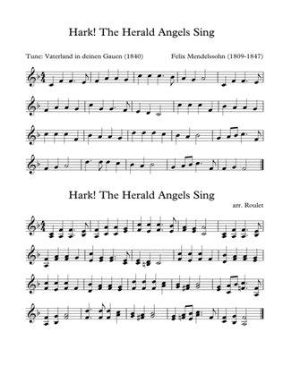 Hark The Harold Angels Sing (arr. Patrick Roulet)