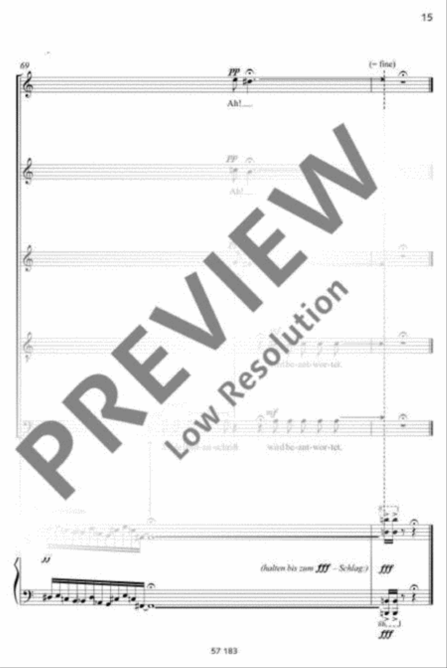 Variationen über die Liebe Mixed Choir scores gallery preview page 16