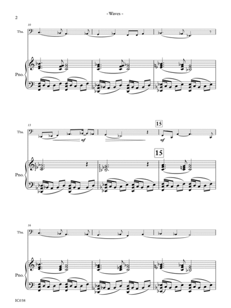 Waves - for Tuba (or Euphonium) and Piano image number null