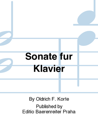 Book cover for Sonate für Klavier