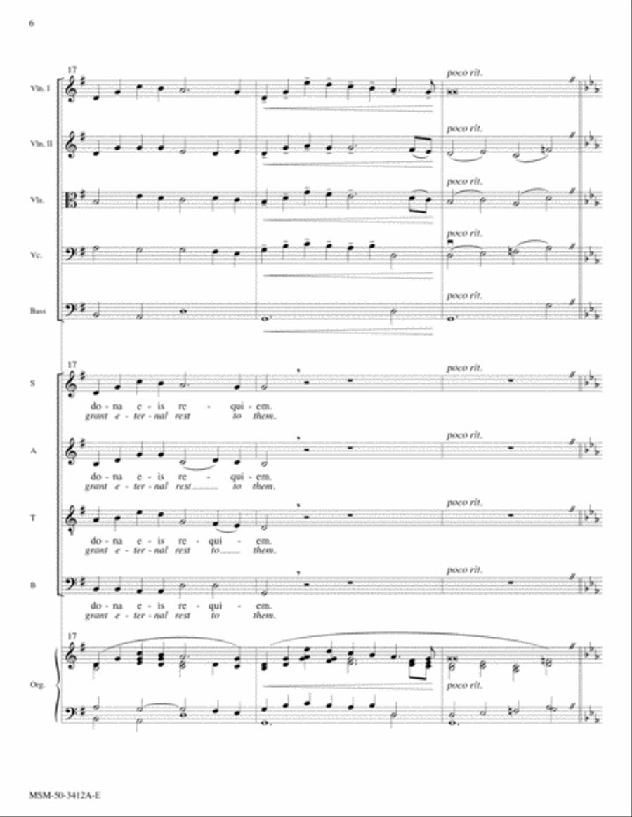 Pie Jesu Pie Jesu Choir scores gallery preview page 6