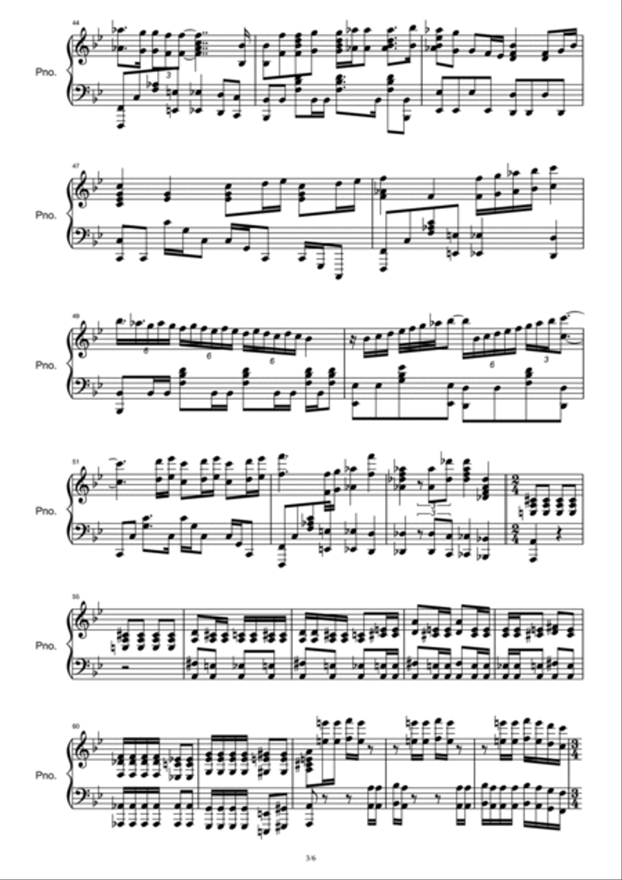 Bohemian Rhapsody Bohemian Rhapsody Piano Solo scores gallery preview page 3