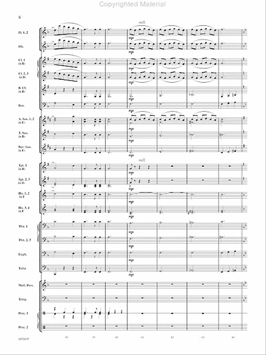 Polaska Przeplatanka Concert Band scores gallery preview page 9