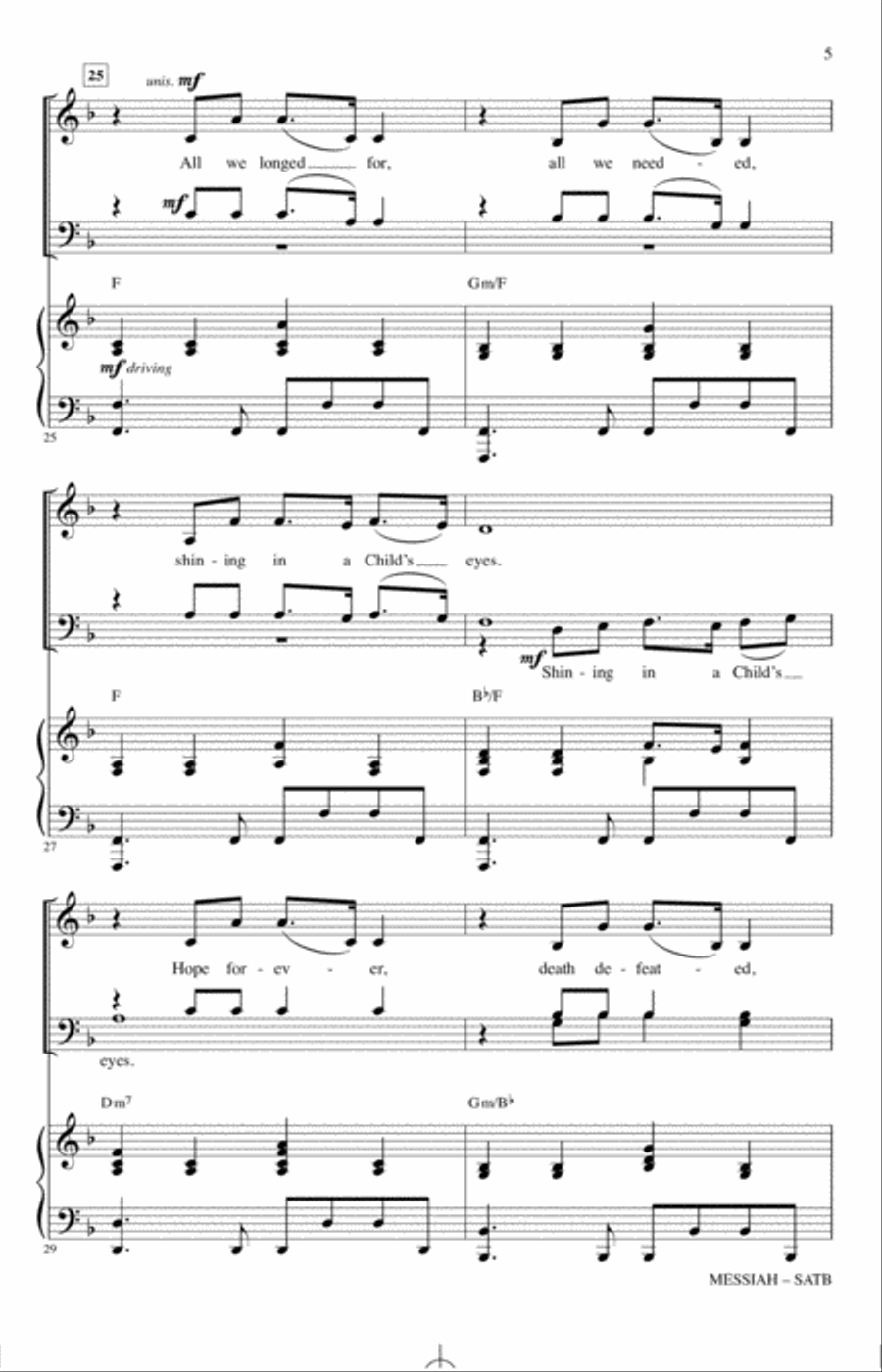 Messiah 4-Part scores gallery preview page 4