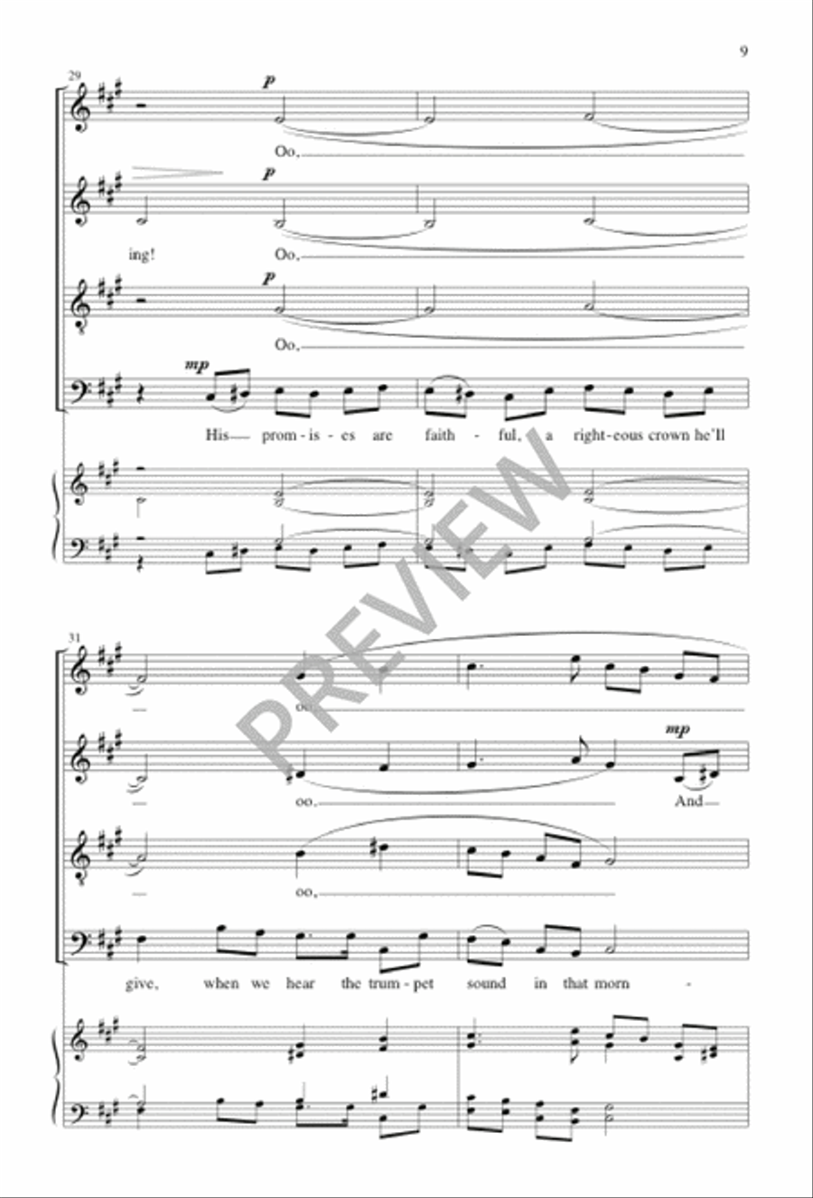 The Morning Trumpet The Morning Trumpet Divisi scores gallery preview page 9