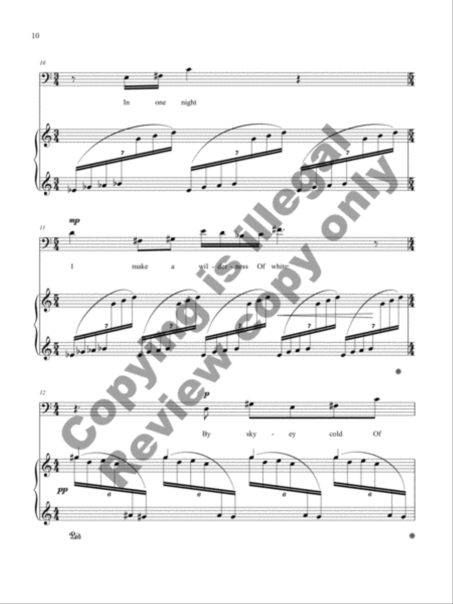 Winter Windows Baritone Voice scores gallery preview page 8