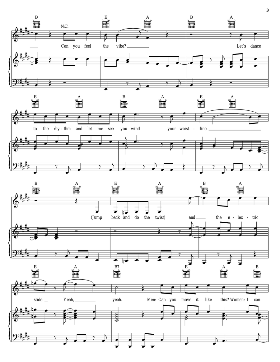 Move It Like This Move It Like This Piano, Vocal, Guitar scores gallery preview page 3