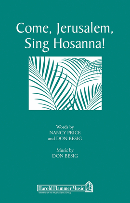 Book cover for Come, Jerusalem, Sing Hosanna!