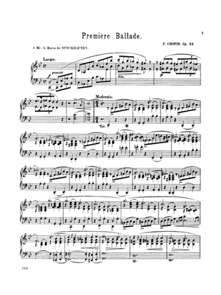 Book cover for Chopin: Ballades (Ed. Franz Liszt)
