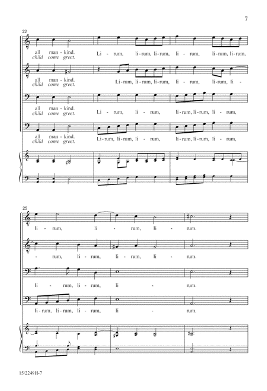 Lirum Lirum TTBB scores gallery preview page 7