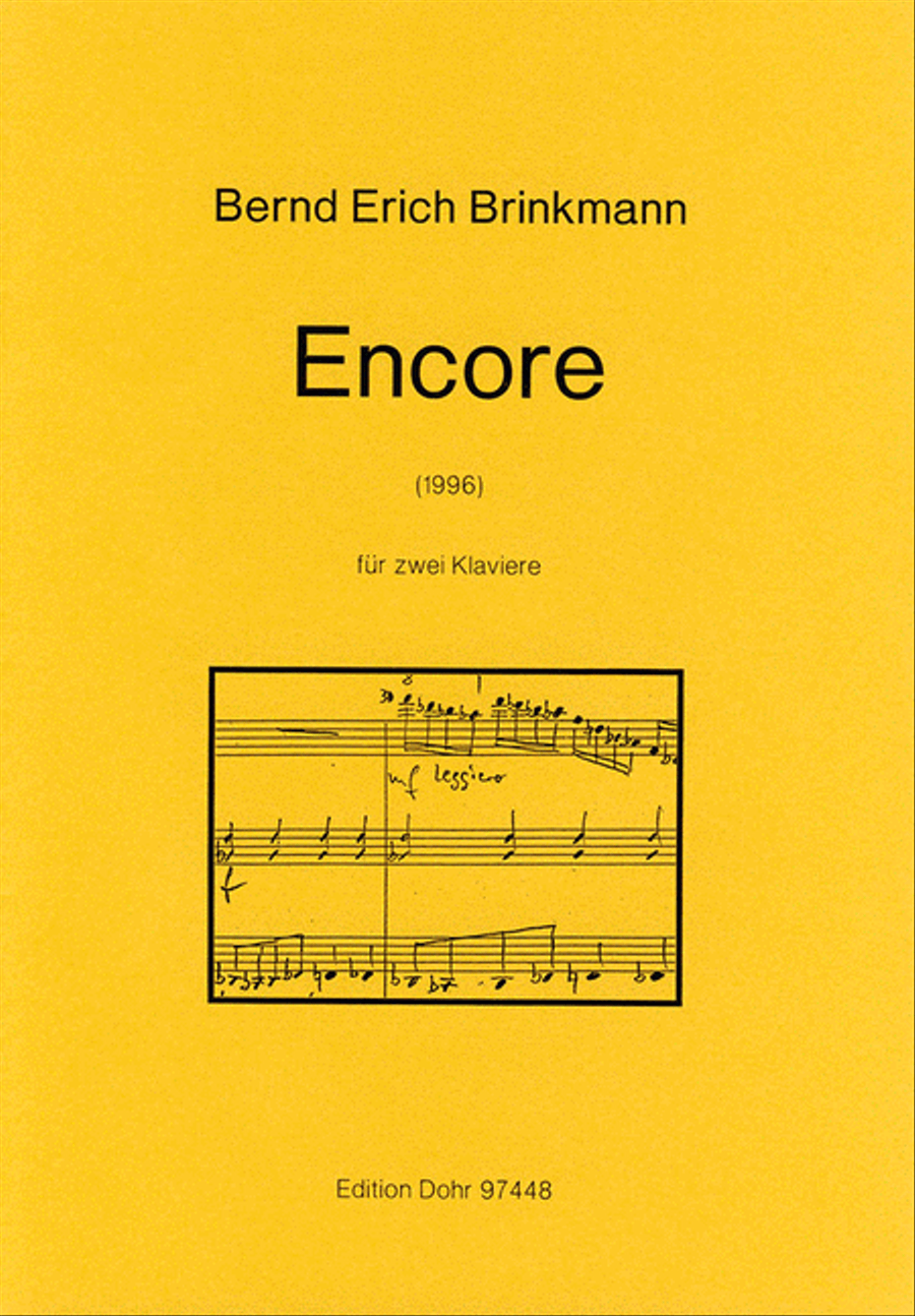 Encore für zwei Klaviere (1996)