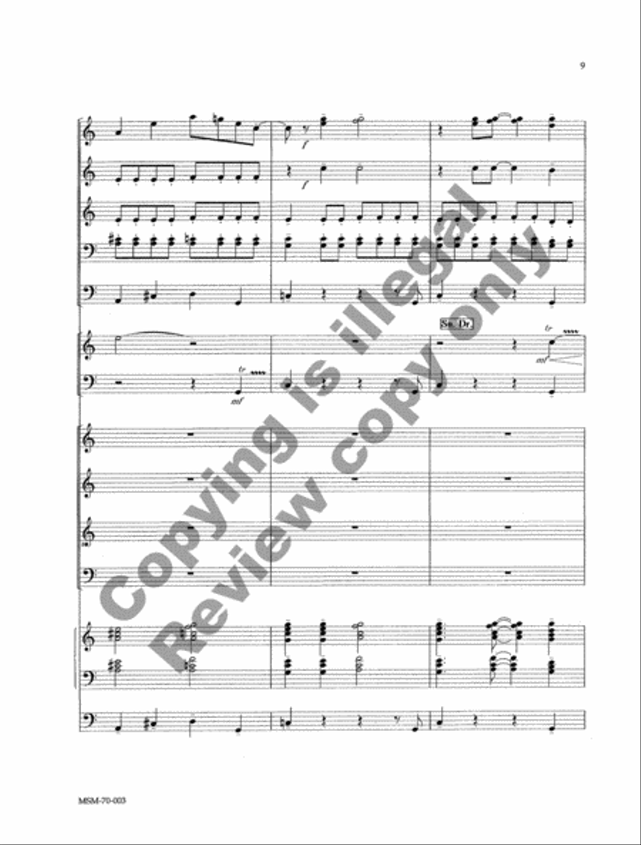 Magnificat (Full Score) Magnificat (Full Score) Choir scores gallery preview page 9