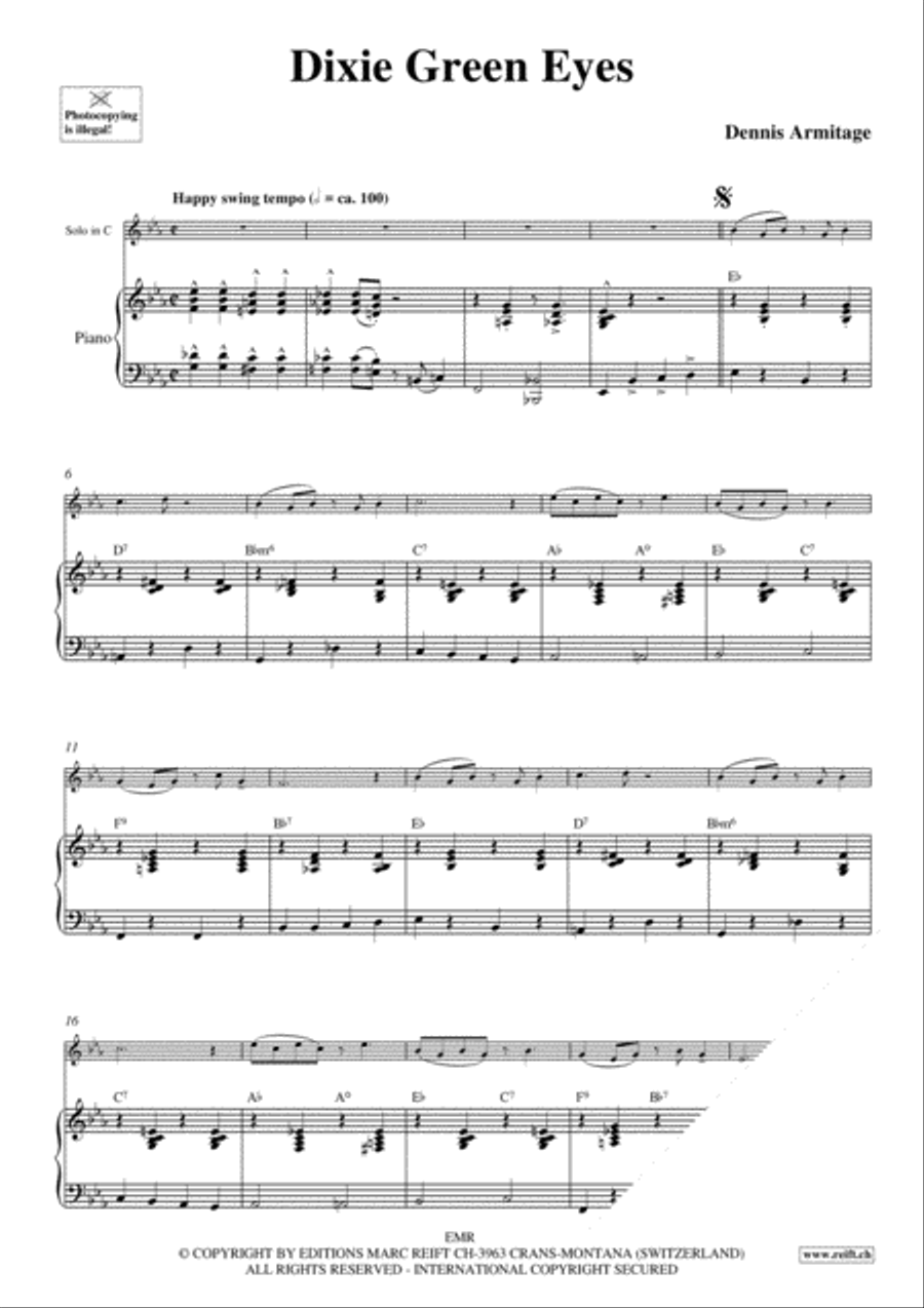 Suite Chameleon Piano Accompaniment scores gallery preview page 3