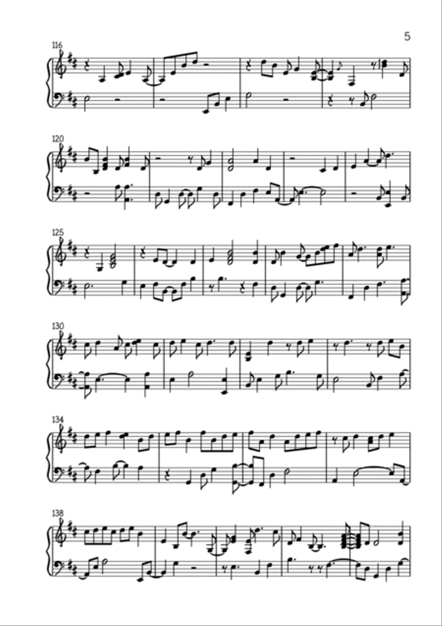 None But Jesus None But Jesus Piano, Vocal, Guitar scores gallery preview page 5