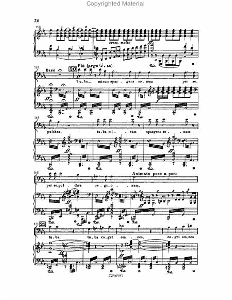 Grande Messe du Morts, H 75 Choir scores gallery preview page 26