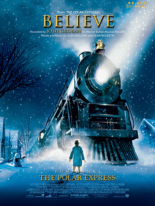 Book cover for Believe (from The Polar Express)
