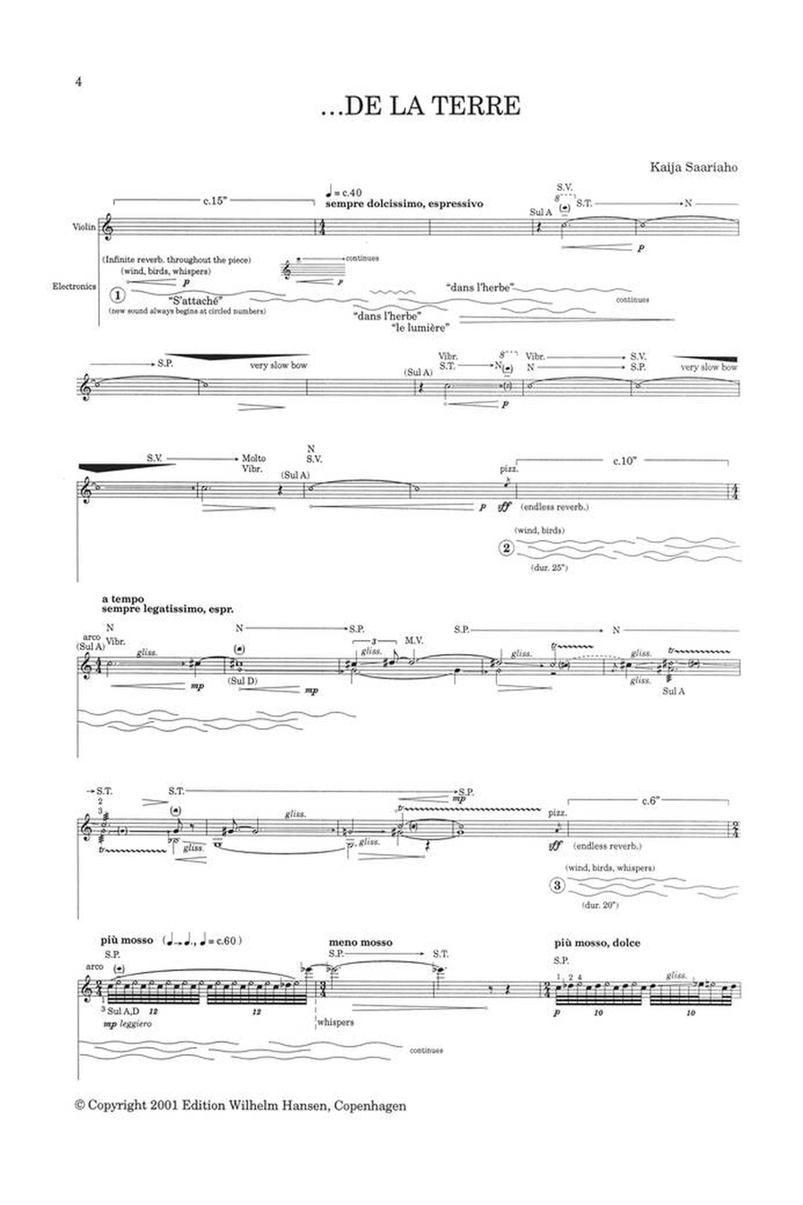 De La Terre Violin scores gallery preview page 2