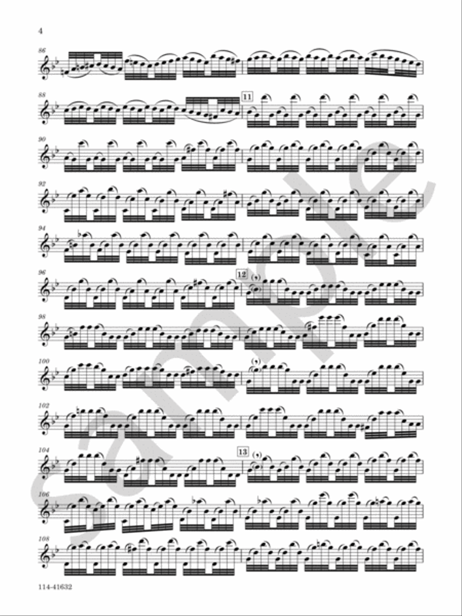 Chaconne From Partita No. 2 in D minor (Originally For Violin, BWV 1004) Chamber Music scores gallery preview page 5