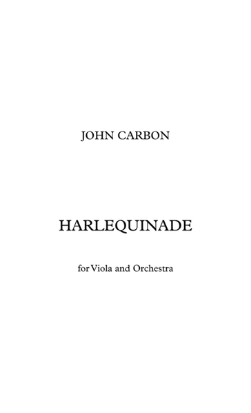 Harlequinade for viola and chamber orchestra