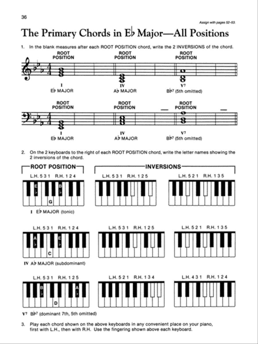 Alfred's Basic Adult Piano Course Theory, Book 3 Piano Method scores gallery preview page 6