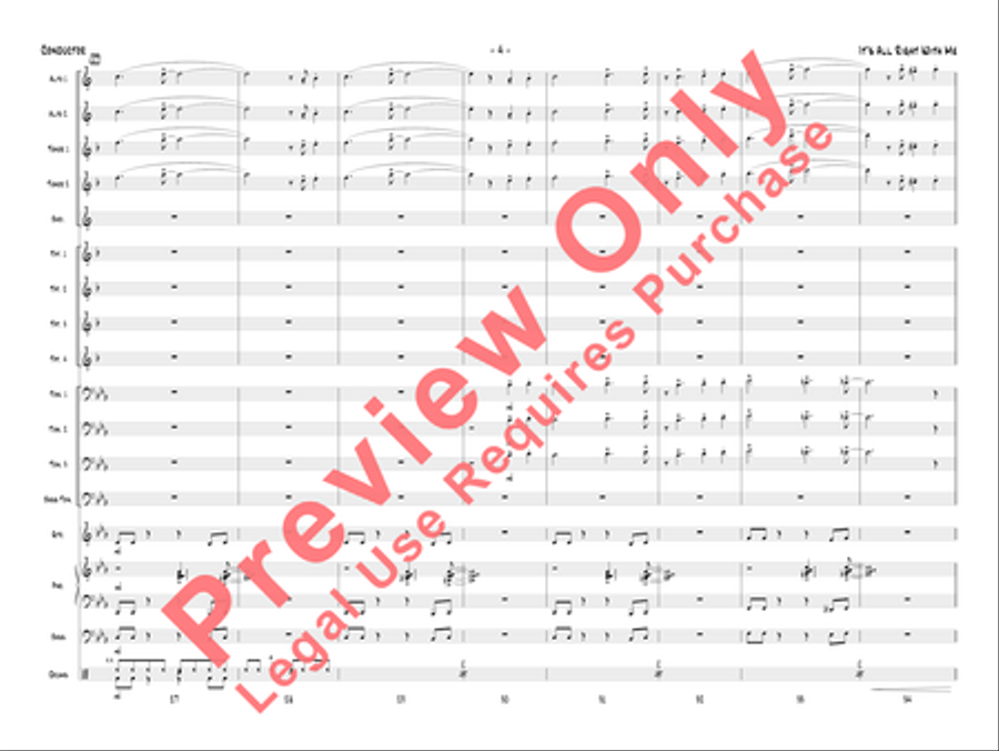 It's All Right with Me Jazz Ensemble scores gallery preview page 7