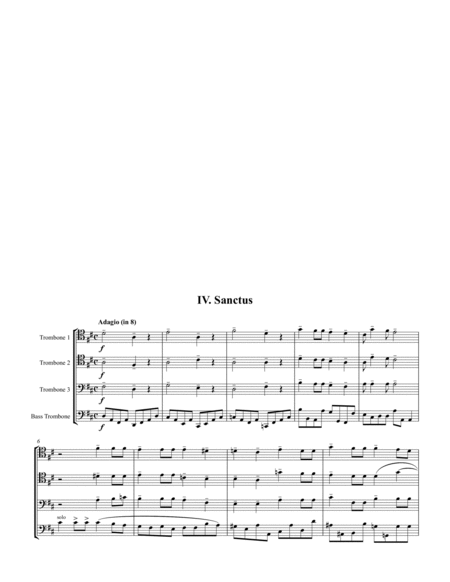 Requiem, K. 626 Selections for Trombone Quartet