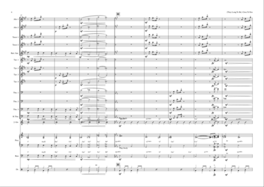 (they Long To Be) Close To You Jazz Ensemble scores gallery preview page 6