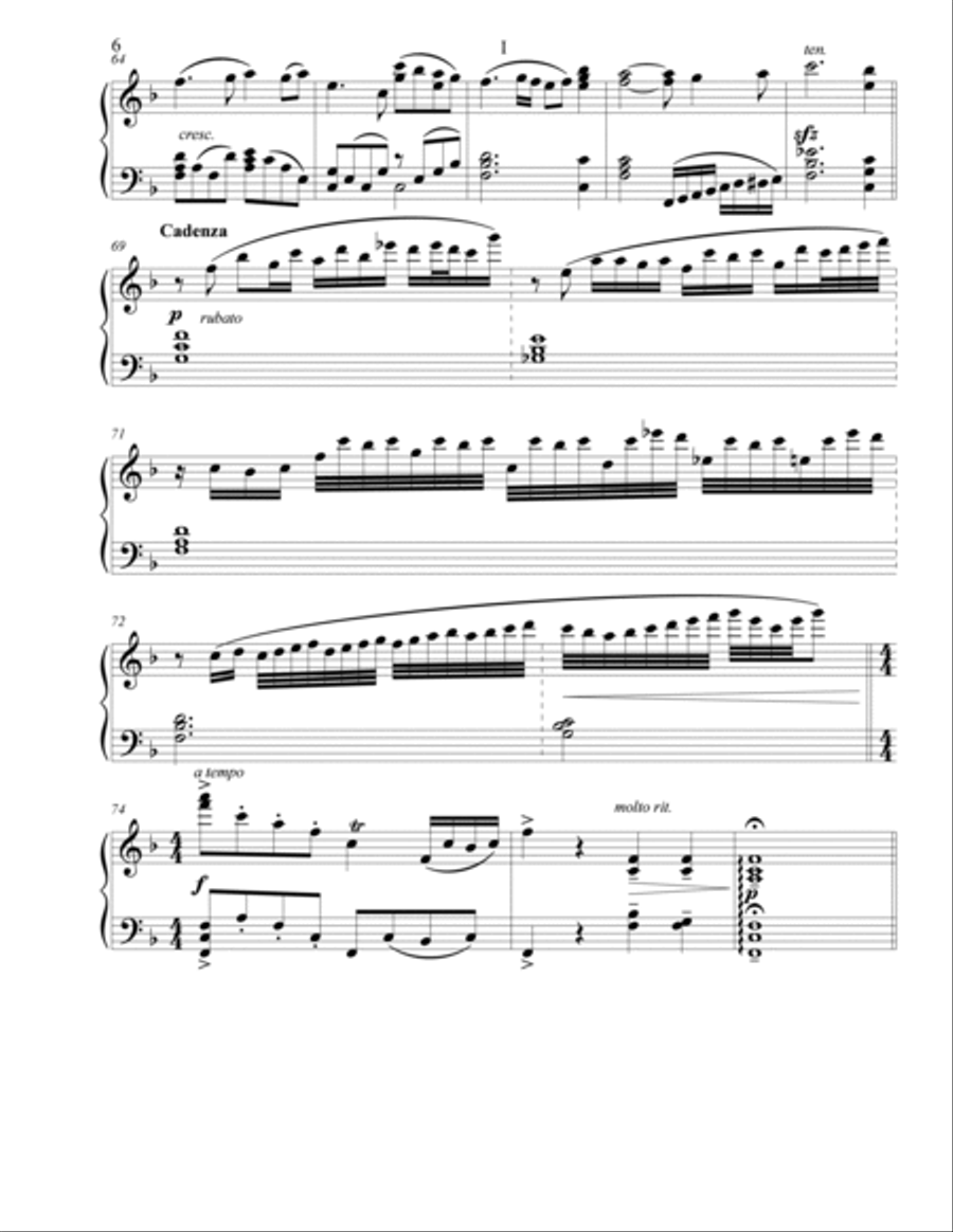 Sonata - in F Major Sonata - in F Major Piano Solo scores gallery preview page 6