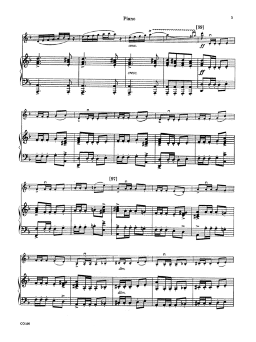 Bacchanale from Samson and Delilah: Piano Accompaniment Full Orchestra scores gallery preview page 5