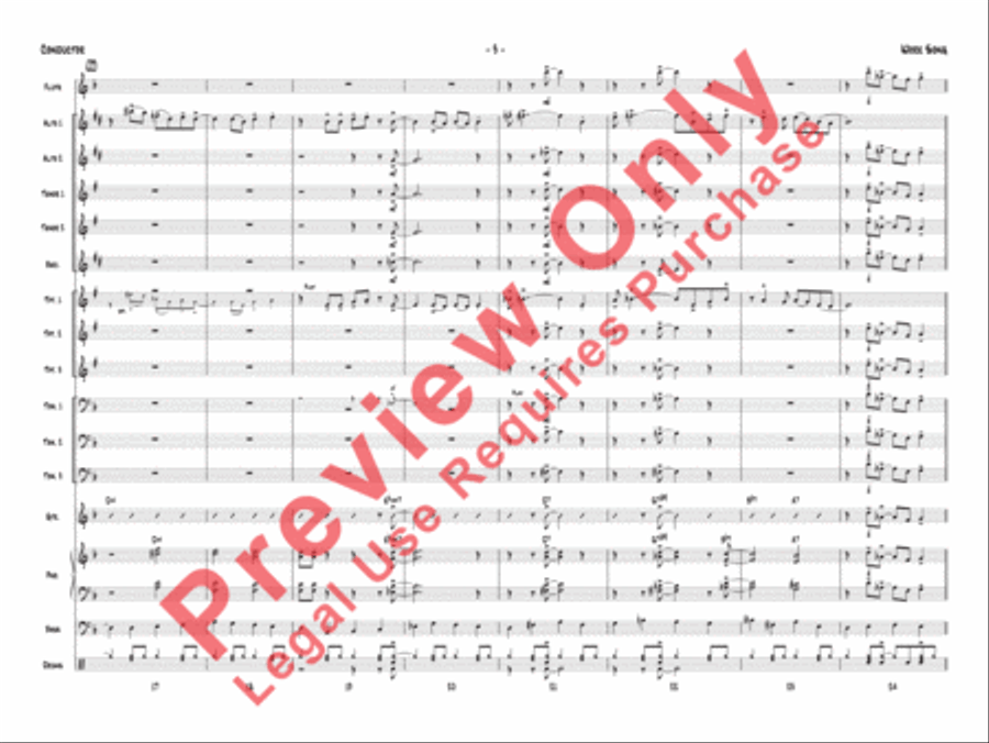 Work Song Jazz Ensemble scores gallery preview page 6