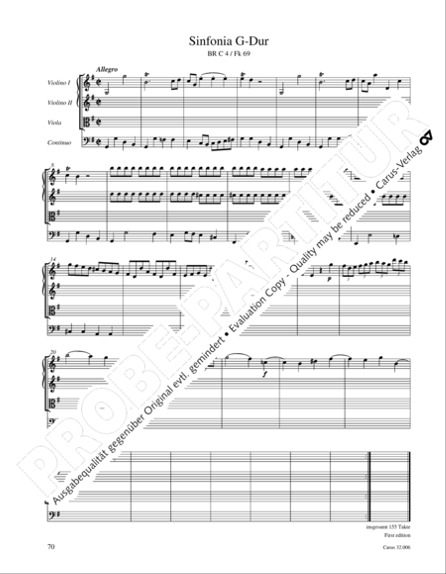 Gesamtausgabe Band 6 (Orchestermusik III: Sinfonien) Orchestra scores gallery preview page 87
